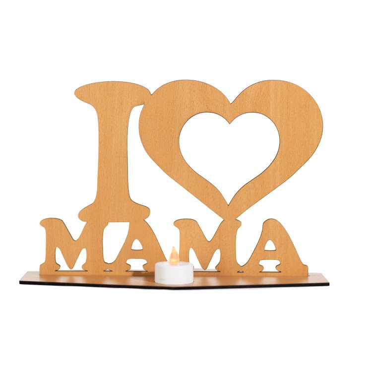 LED Teelichtern Herz - Mutter Geschenk für Mama perfekt als Tischdeko
