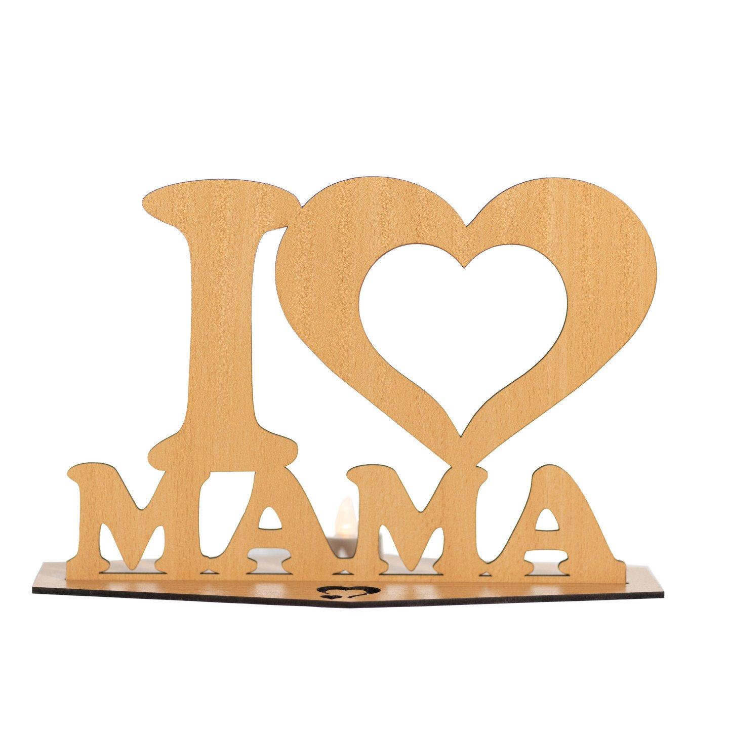 LED Teelichtern Herz - Mutter Geschenk für Mama perfekt als Tischdeko