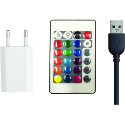 Family bis 4 Namen Unendlichkeitszeichen RGB Farbwechsel - Mit 16 LED Farben USB App Bedienung Bluetooth/Musikgesteuert -