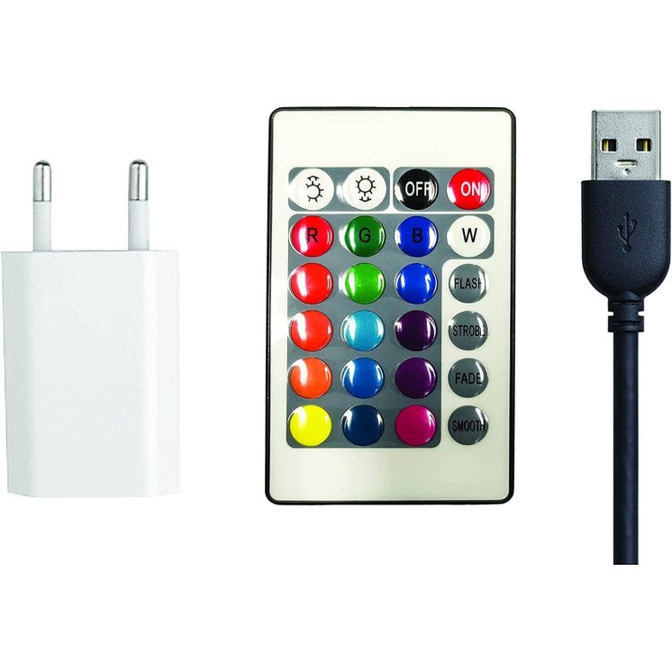 Unendlichkeitszeichen Liebesbeweise i Love You RGB Farbwechsel - 16 LED Farben USB App Bedienung/Musikgesteuert - personalisiert